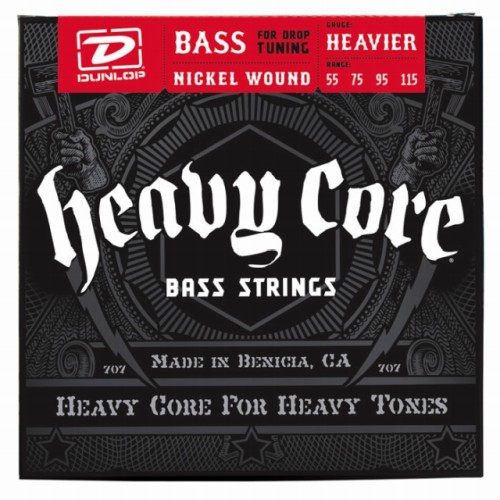 Dunlop Heavy Core Bass Strings